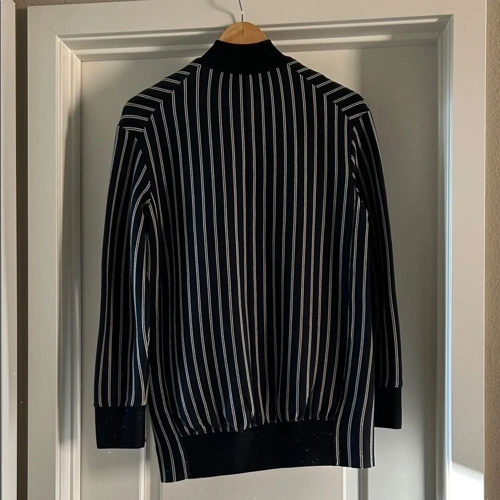 rag & bone Black and White Striped Jacket full zip XS - Picture 5 of 7